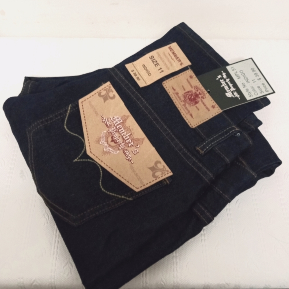 Indigo Members Property Women's Traditional Premium Denim Jeans Size W-32 L-32